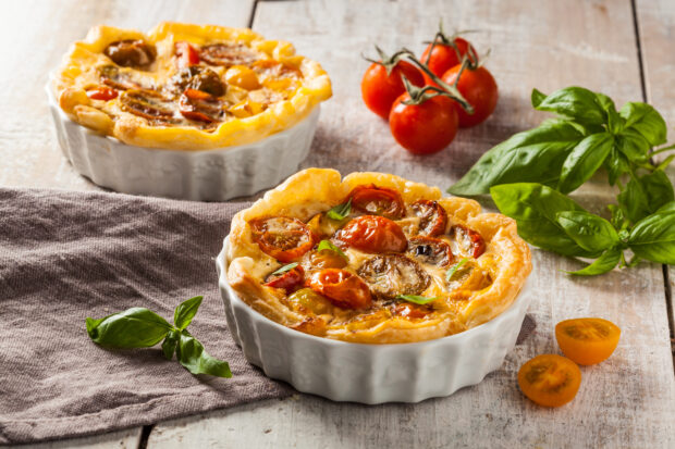 Torta salata di lasagne al pomodoro