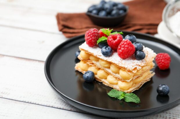 millefoglie con crema pasticcera