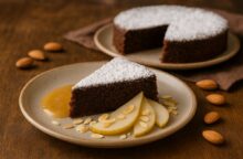 In questa versione la classica torta caprese ha tutto un altro sapore
