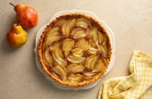 Torta pere e crema pasticcera