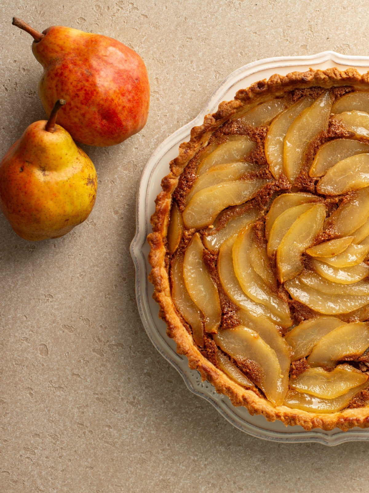 torta pere e crema pasticcera