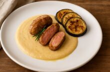 La si demonizza, ma in realtà è leggero: fai la carne di maiale con crema di ceci al limone