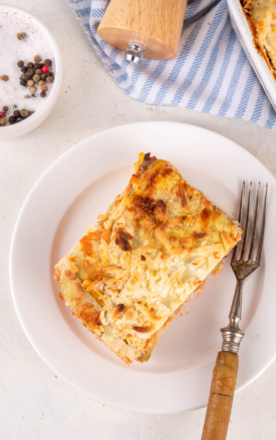 lasagne zucca e funghi