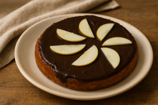 Torta di mele, ricotta, cannella e cioccolato