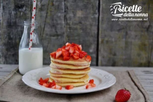Pancakes alle fragole