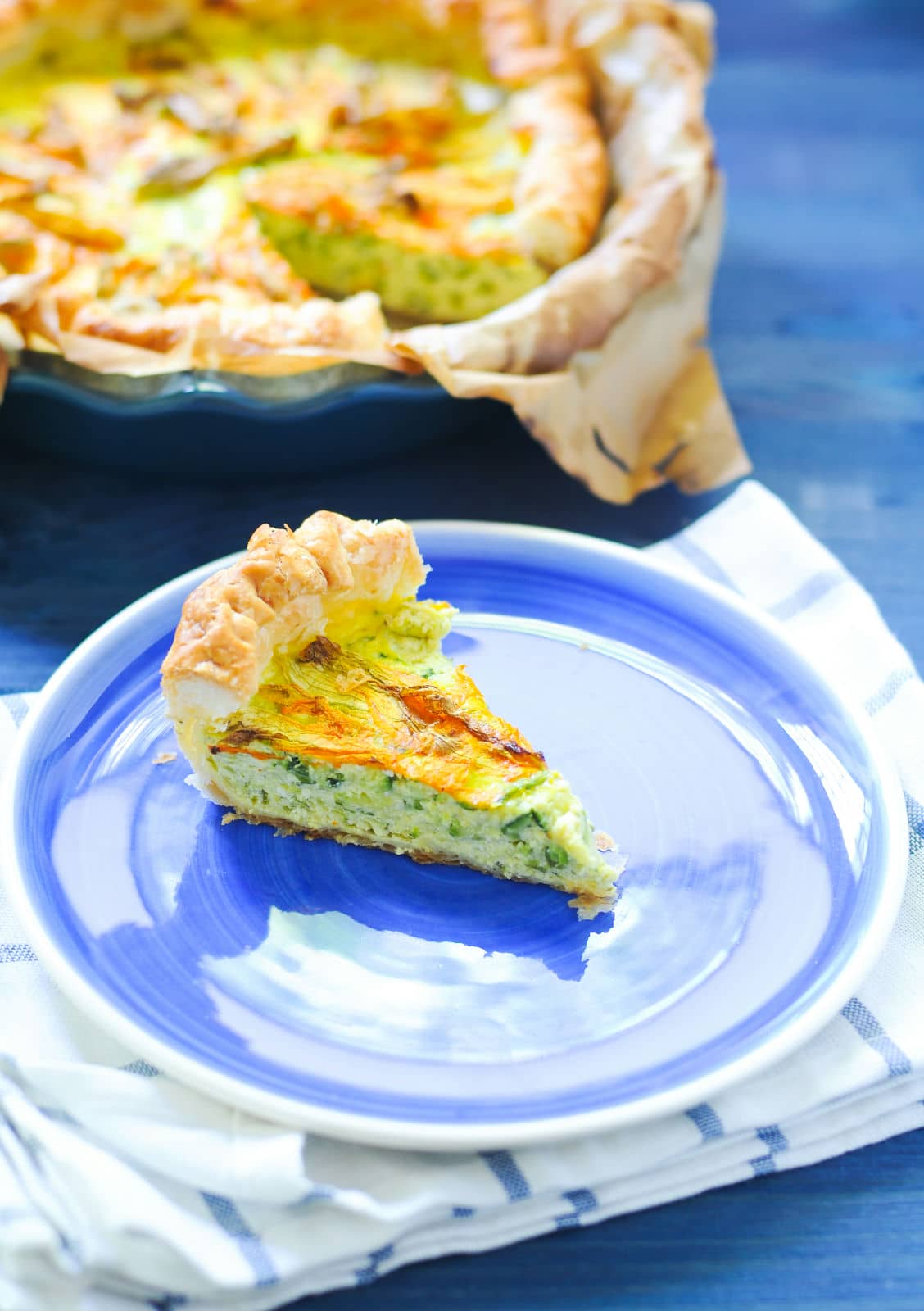 Torta salata di zucchine e ricotta