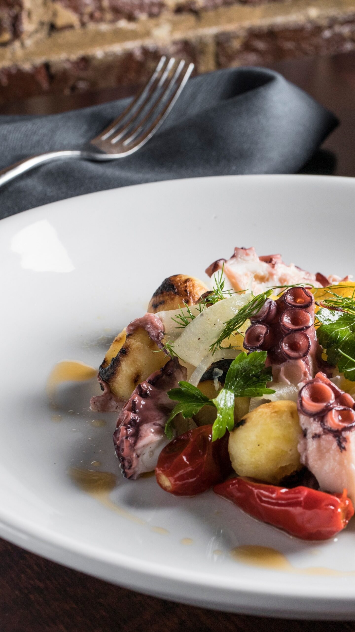 insalata di polpo e arancia