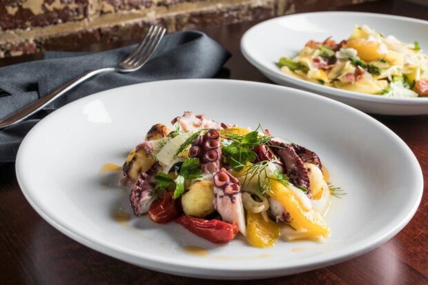 insalata di polpo e arancia