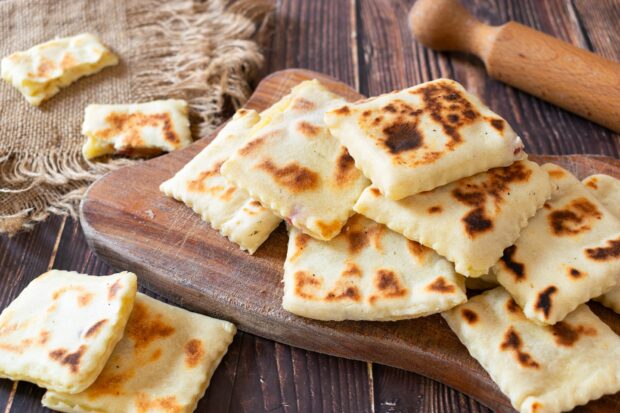 Tortelli alla lastra