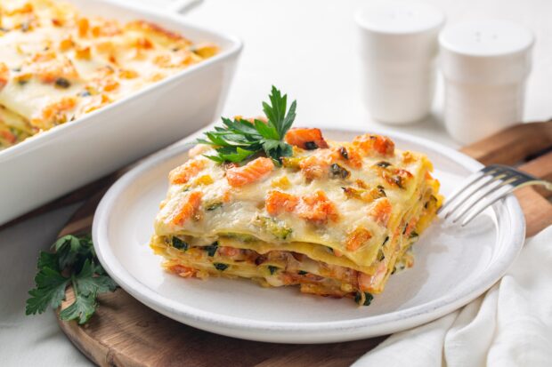 Lasagna al salmone