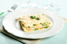 Lasagne gamberi e zucchine