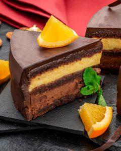 Torta arancia e cioccolato