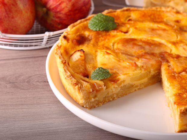 torta mele e ricotta