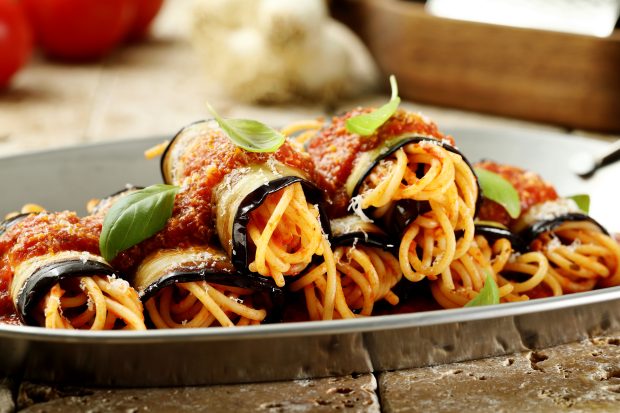 pasta melanzane e pomodori