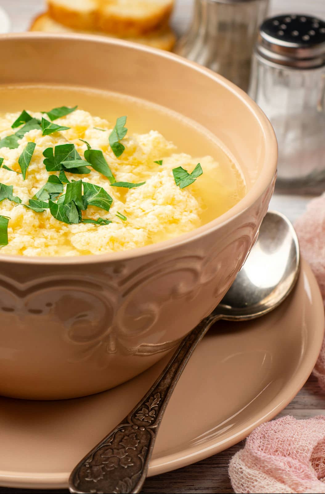 stracciatella in brodo