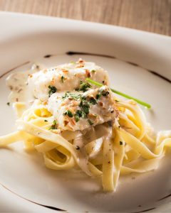 Pasta nasello e noci