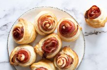 Rose di pasta sfoglia salate