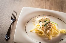 Pasta nasello e noci