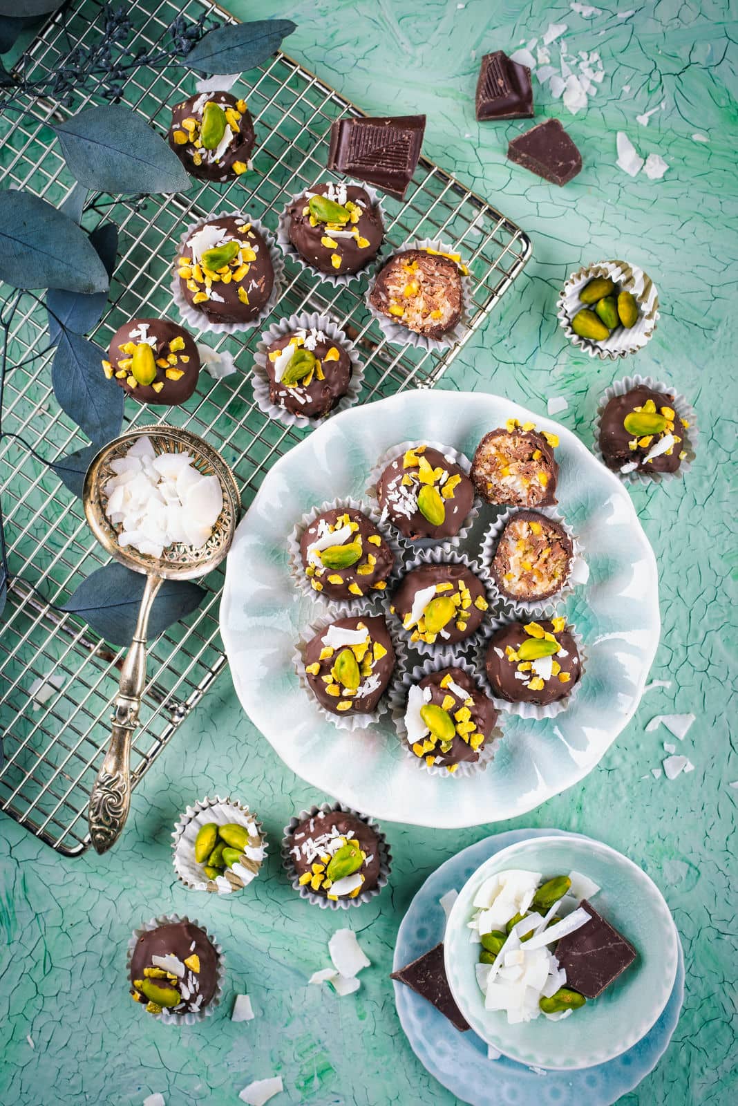 Tartufi al cioccolato con biscotti