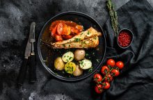 Coda di rospo con verdure