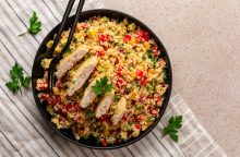 Couscous con pollo e verdure