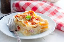 Lasagne speck e scamorza