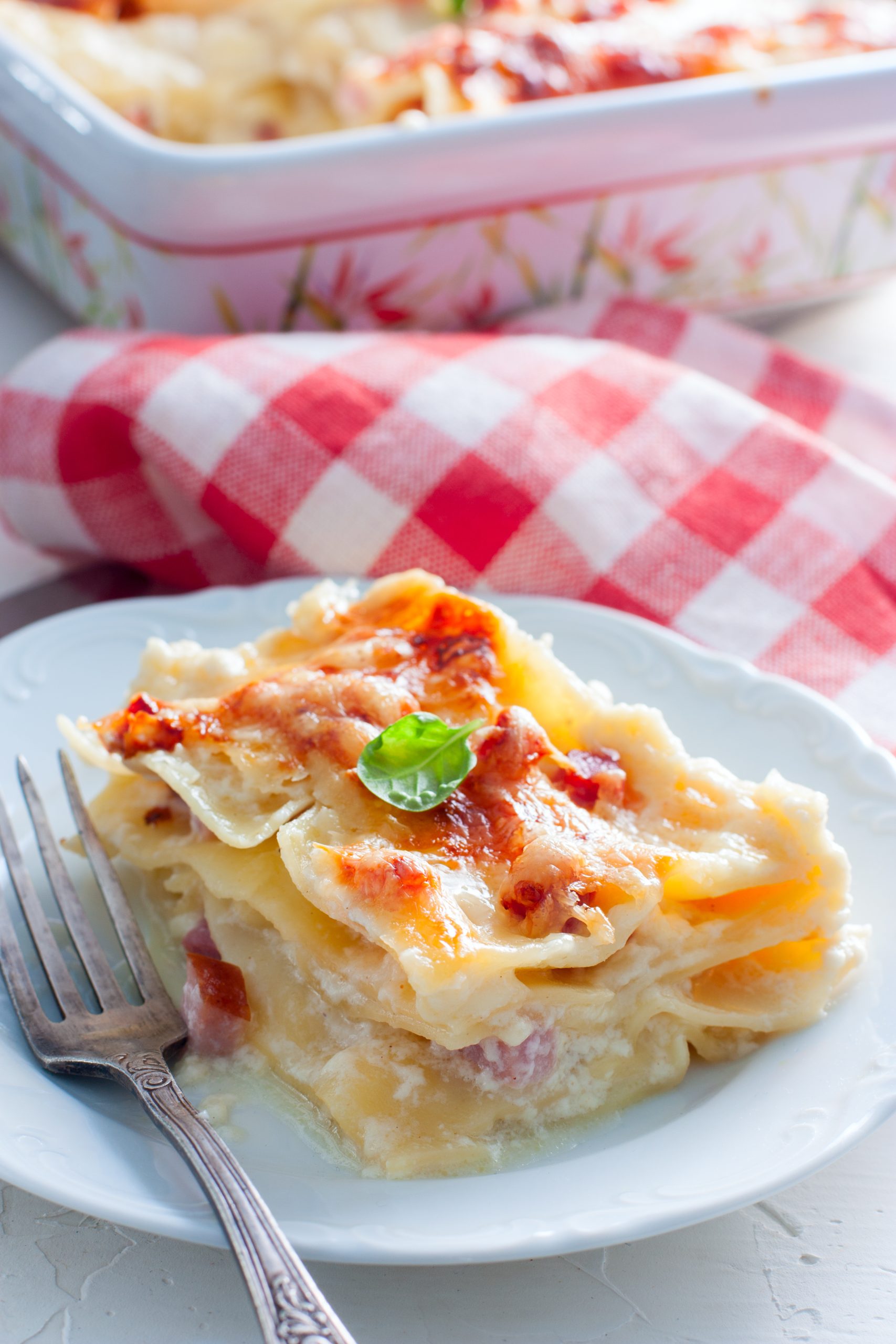 Lasagne con speck e scamorza