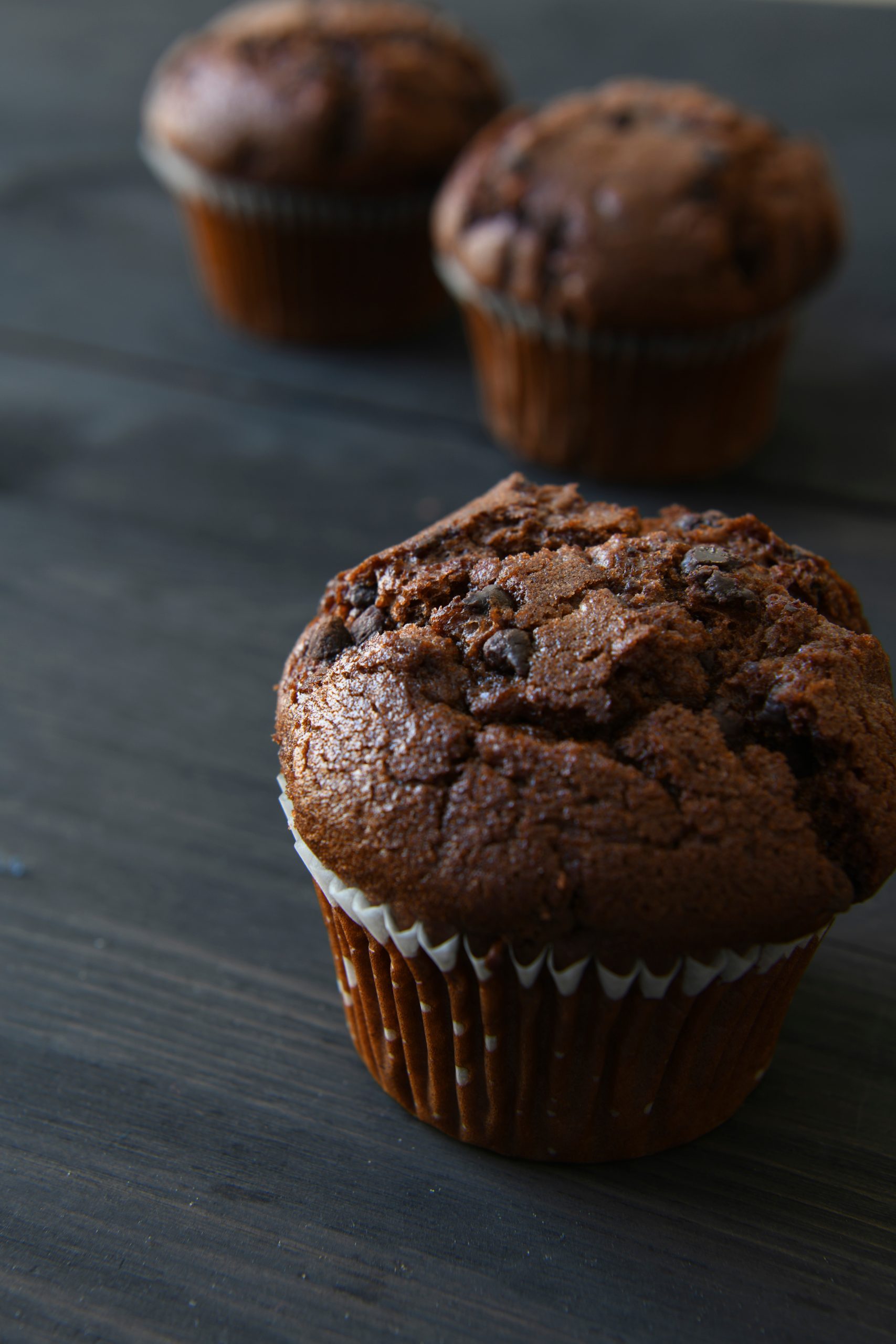 muffin al cacao in friggitrice ad aria