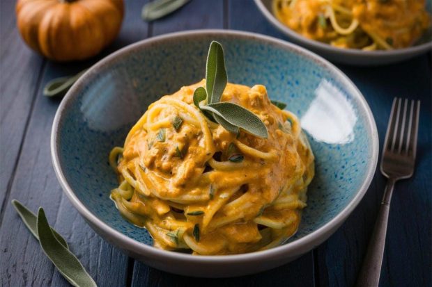 pasta con crema di zucca