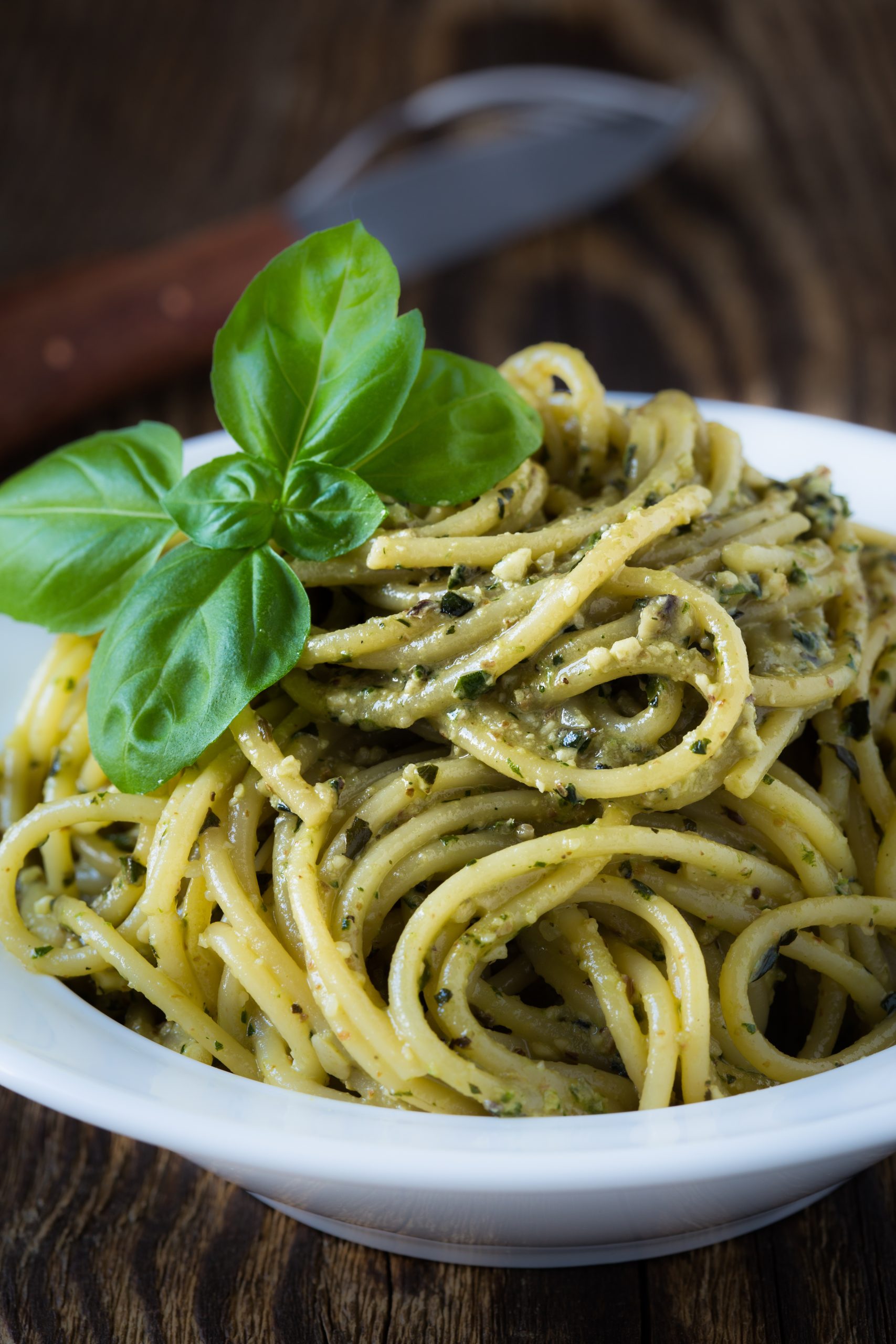 pasta pesto e pomodorini