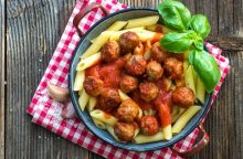 Pasta con le polpette