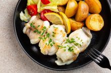 Rana pescatrice al forno