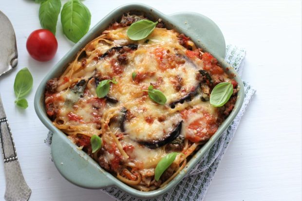 Timballo di pasta con melanzane