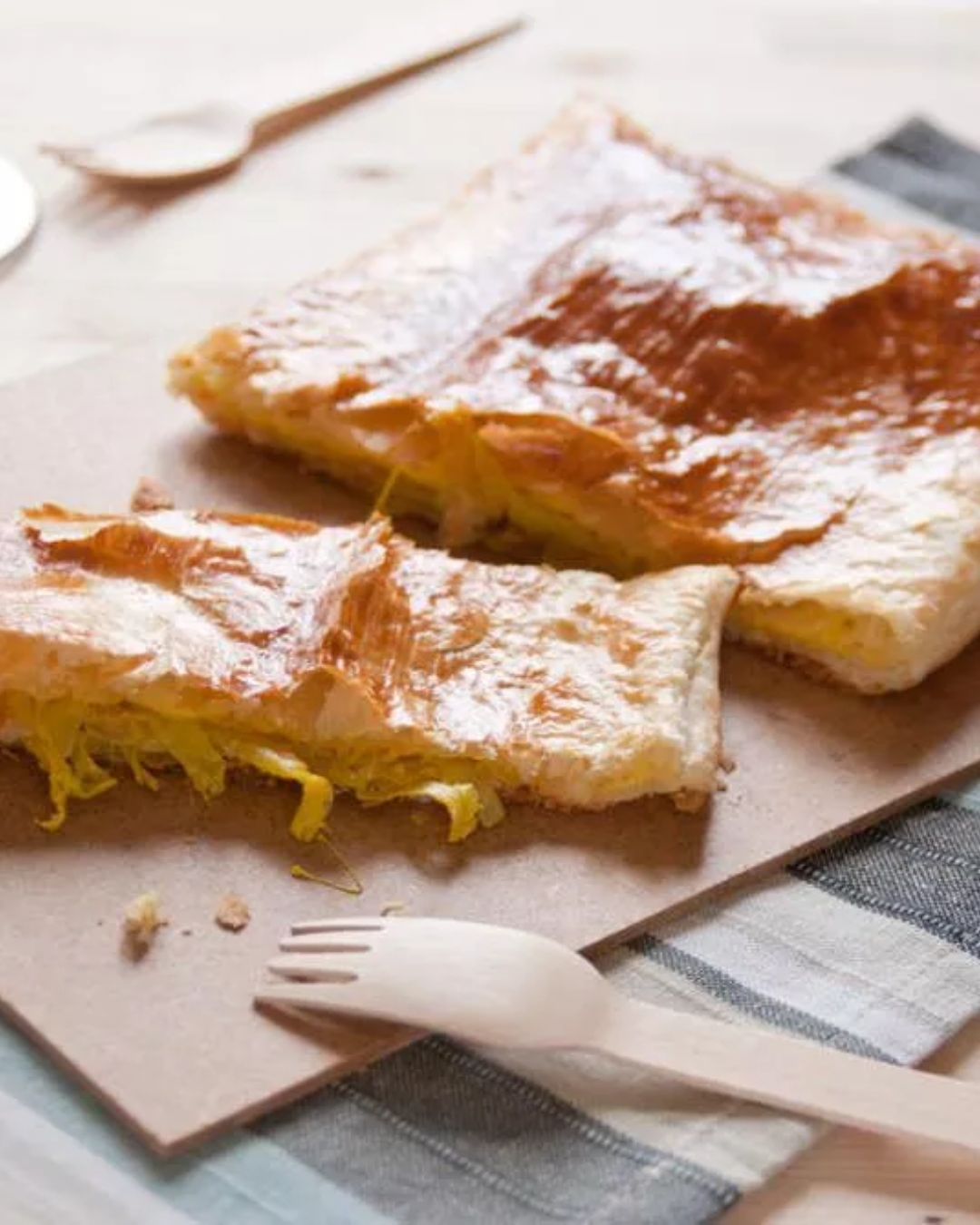 Torta di porri e curry