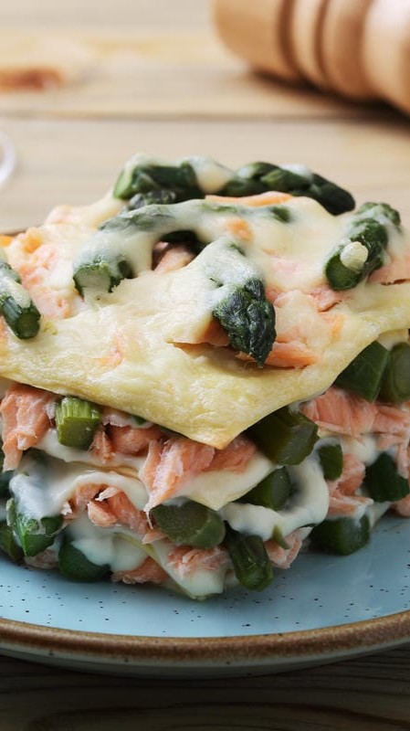 lasagne asparagi gamberetti
