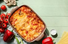 Lasagne asparagi e gamberetti
