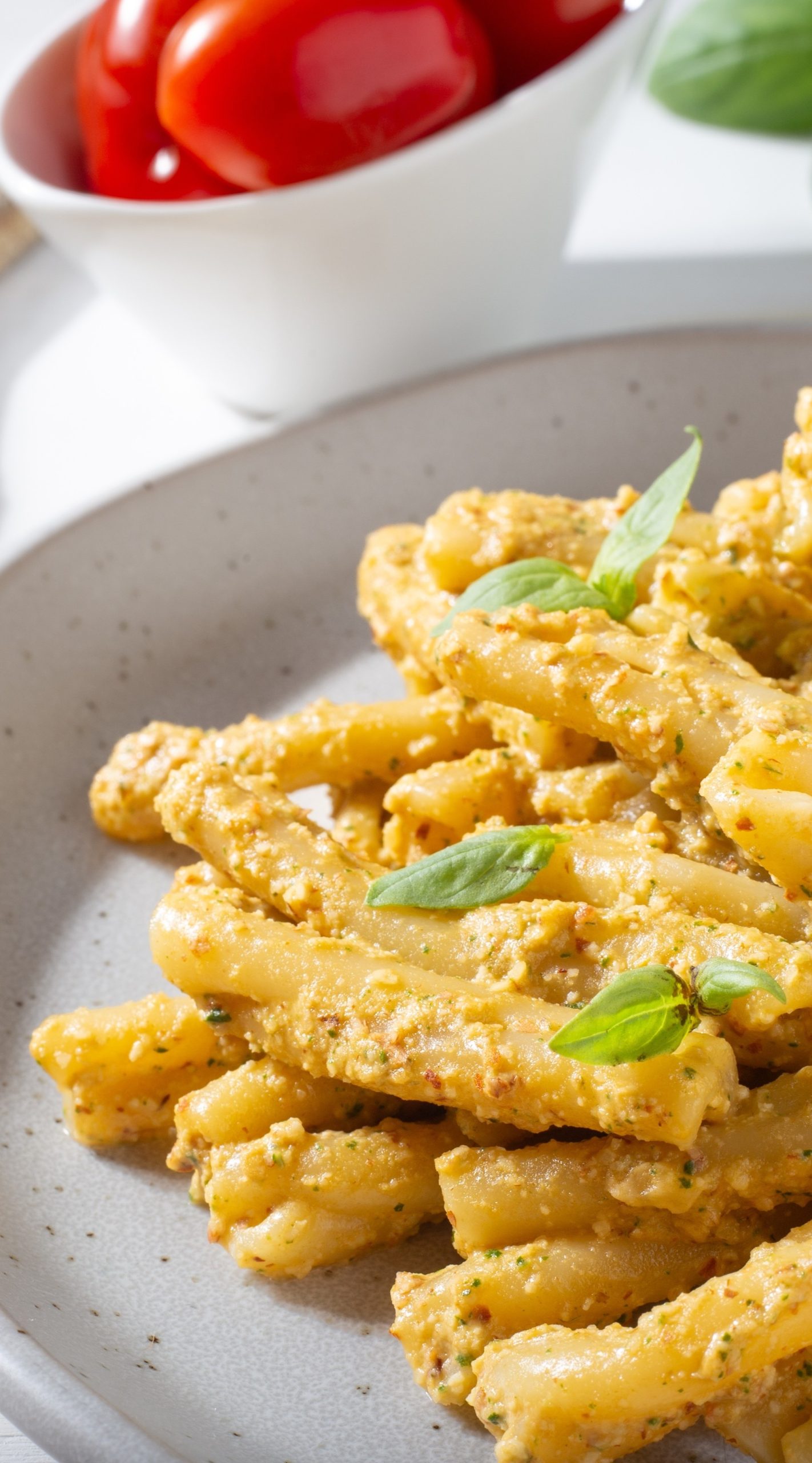 pasta al pesto di mandorle