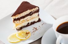 Torta al limone e cioccolato