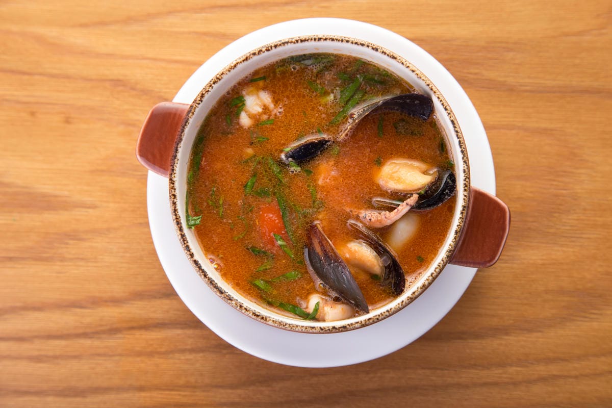 Antipasto di mare caldo
