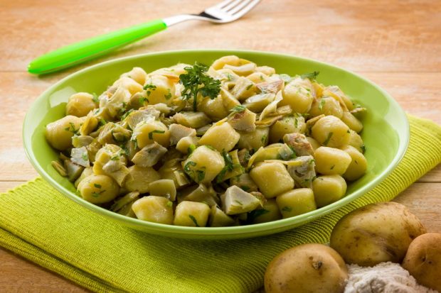 gnocchi con carciofi