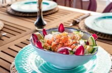 Insalata salmone e avocado