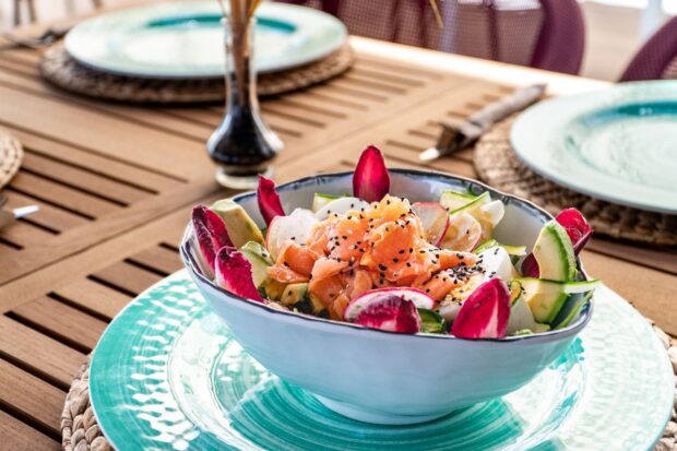 Insalata salmone e avocado