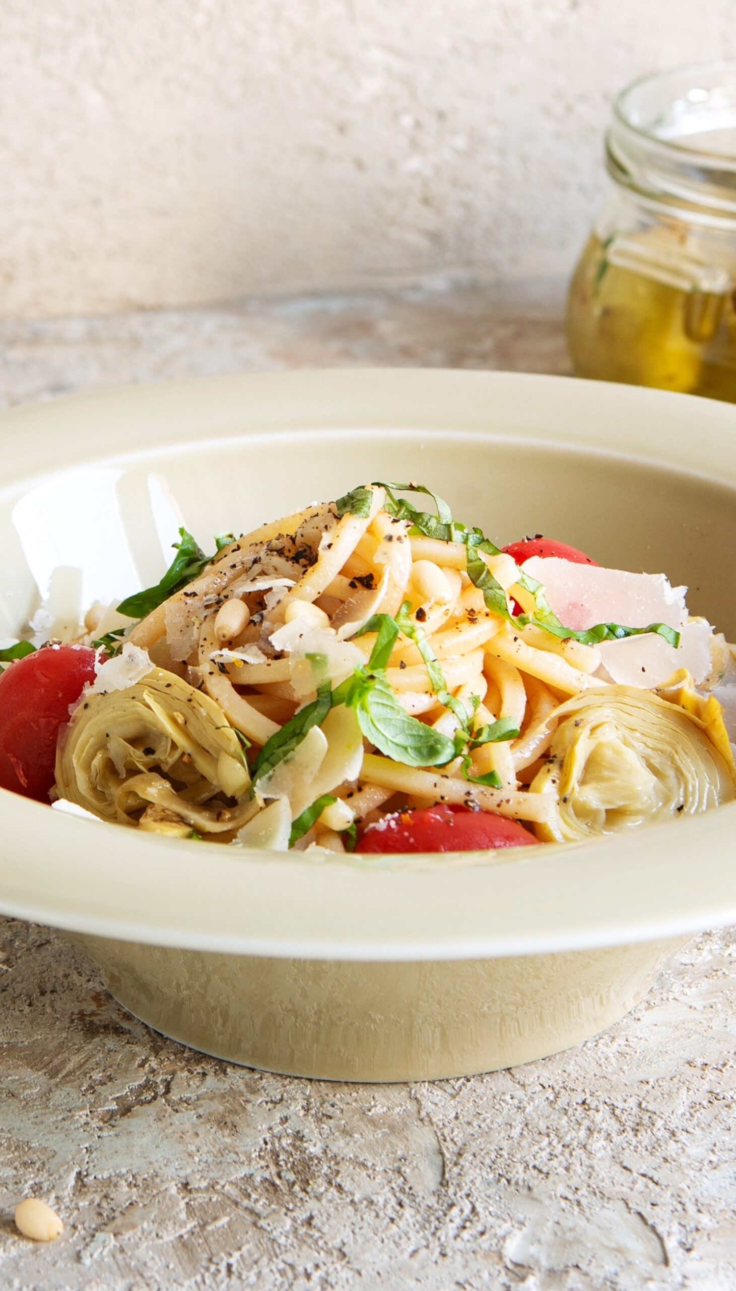 pasta ricotta carciofi