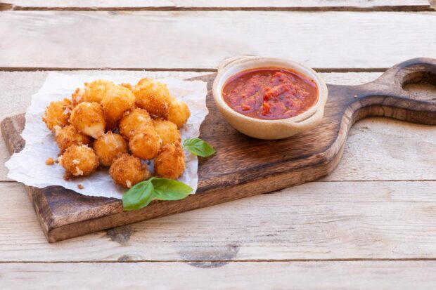 polpette di mozzarella