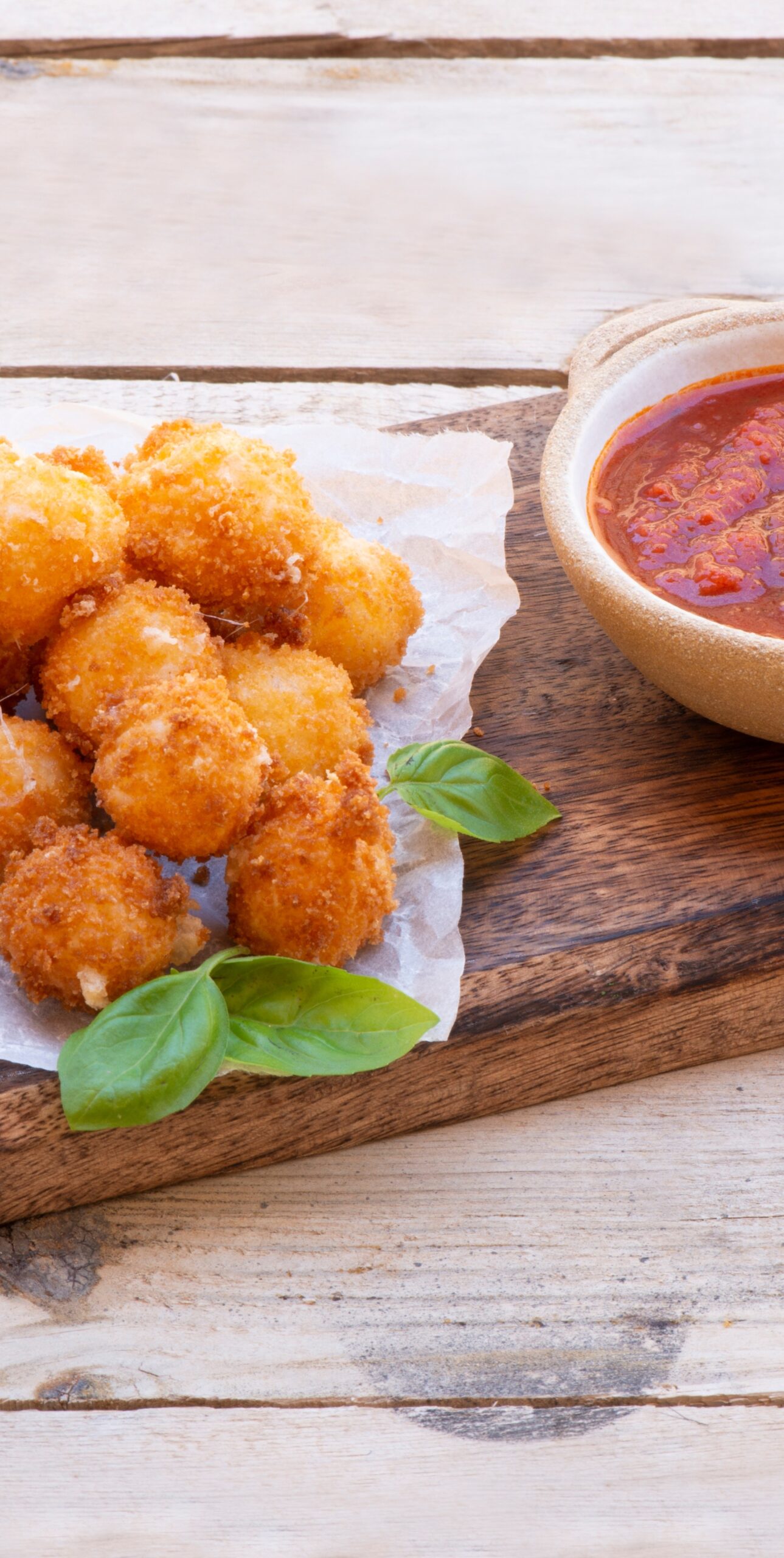 polpette di mozzarella