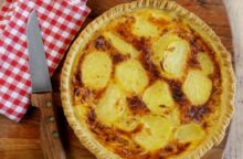 Quiche di patate e prosciutto