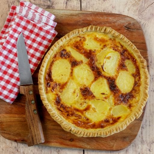 quiche di patate e prosciutto