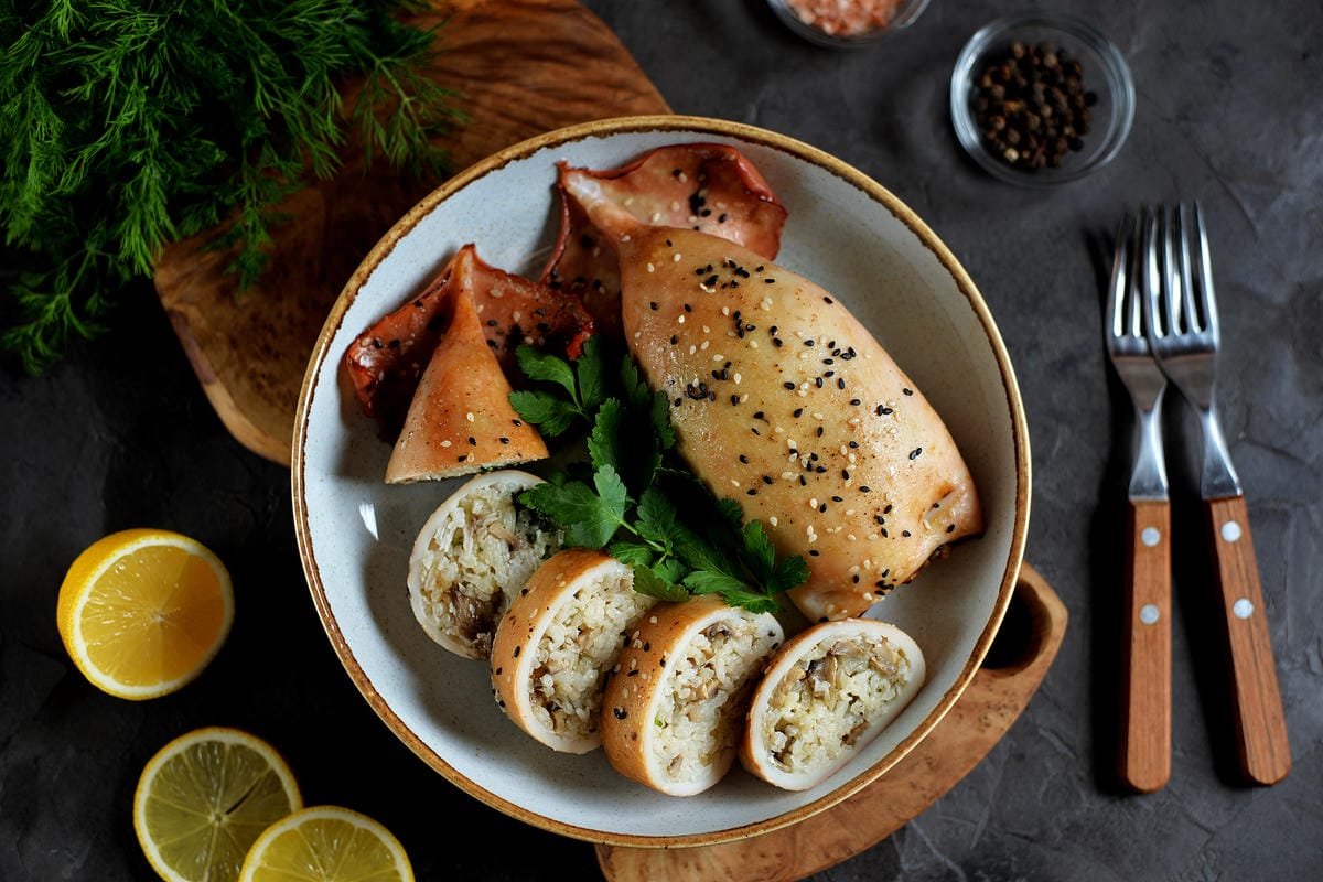 Seppie gratinate al forno