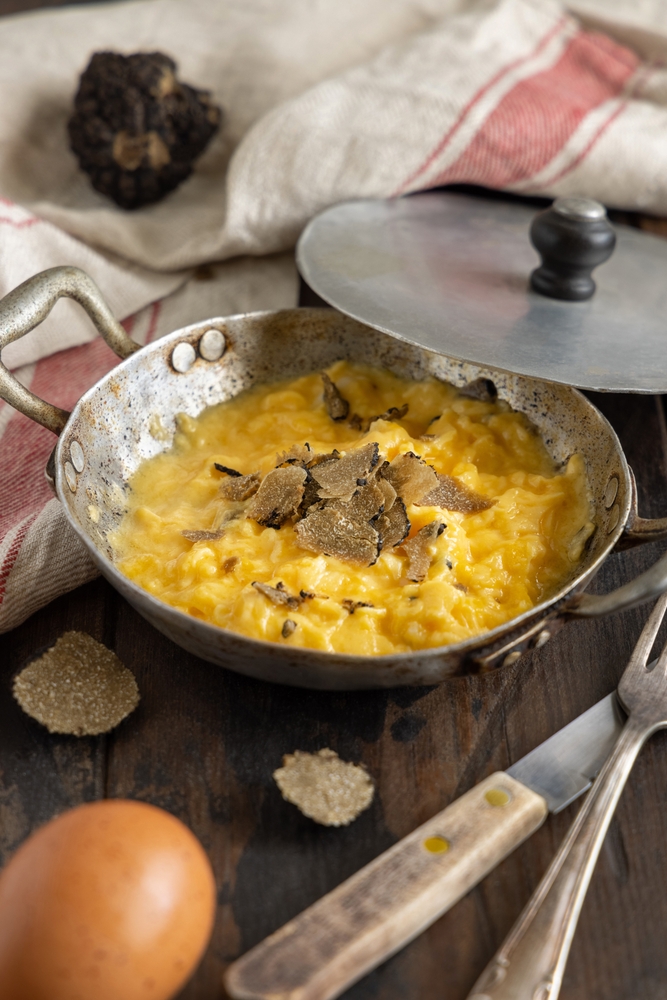 Uova al tartufo, ricetta