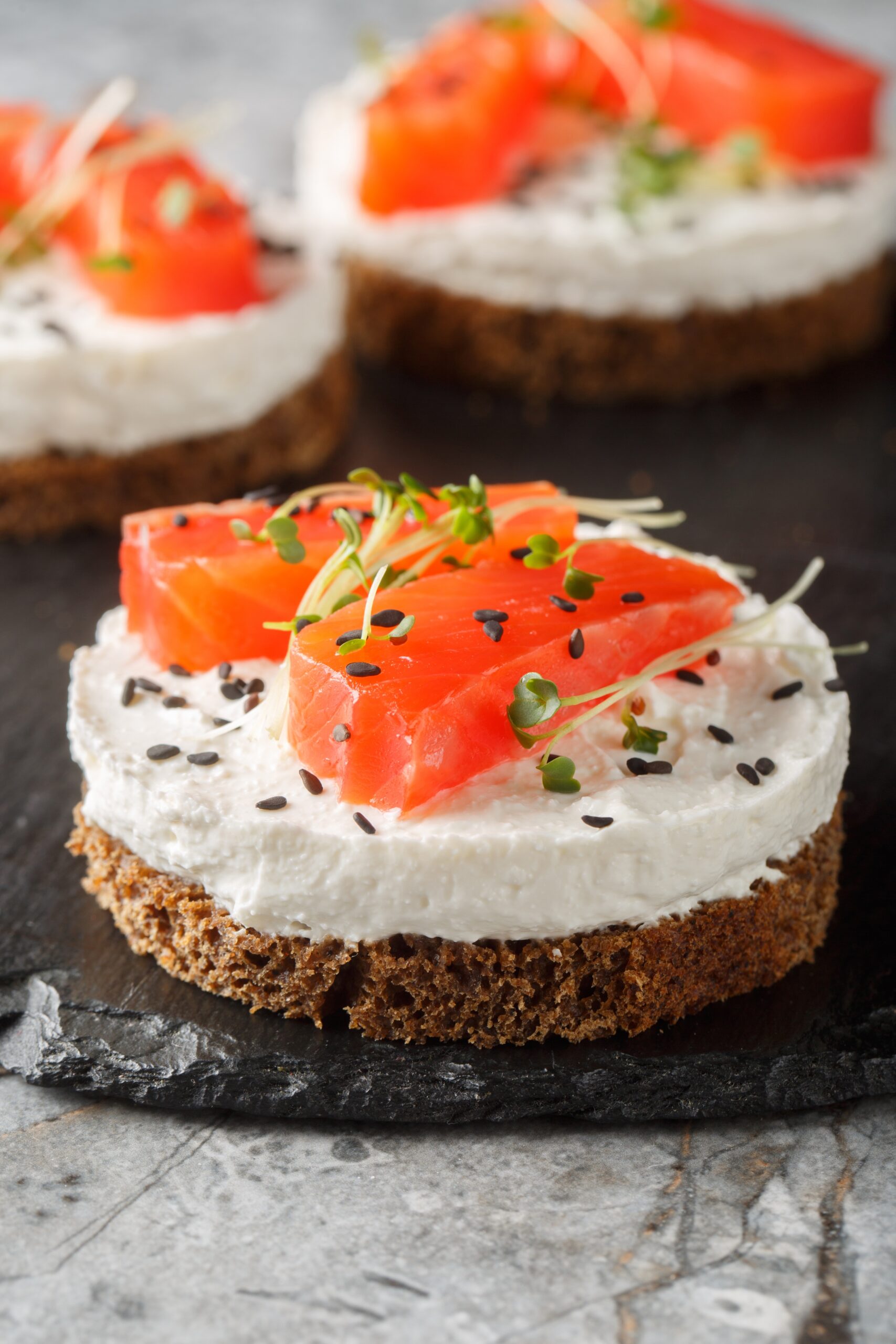 cheesecake al salmone